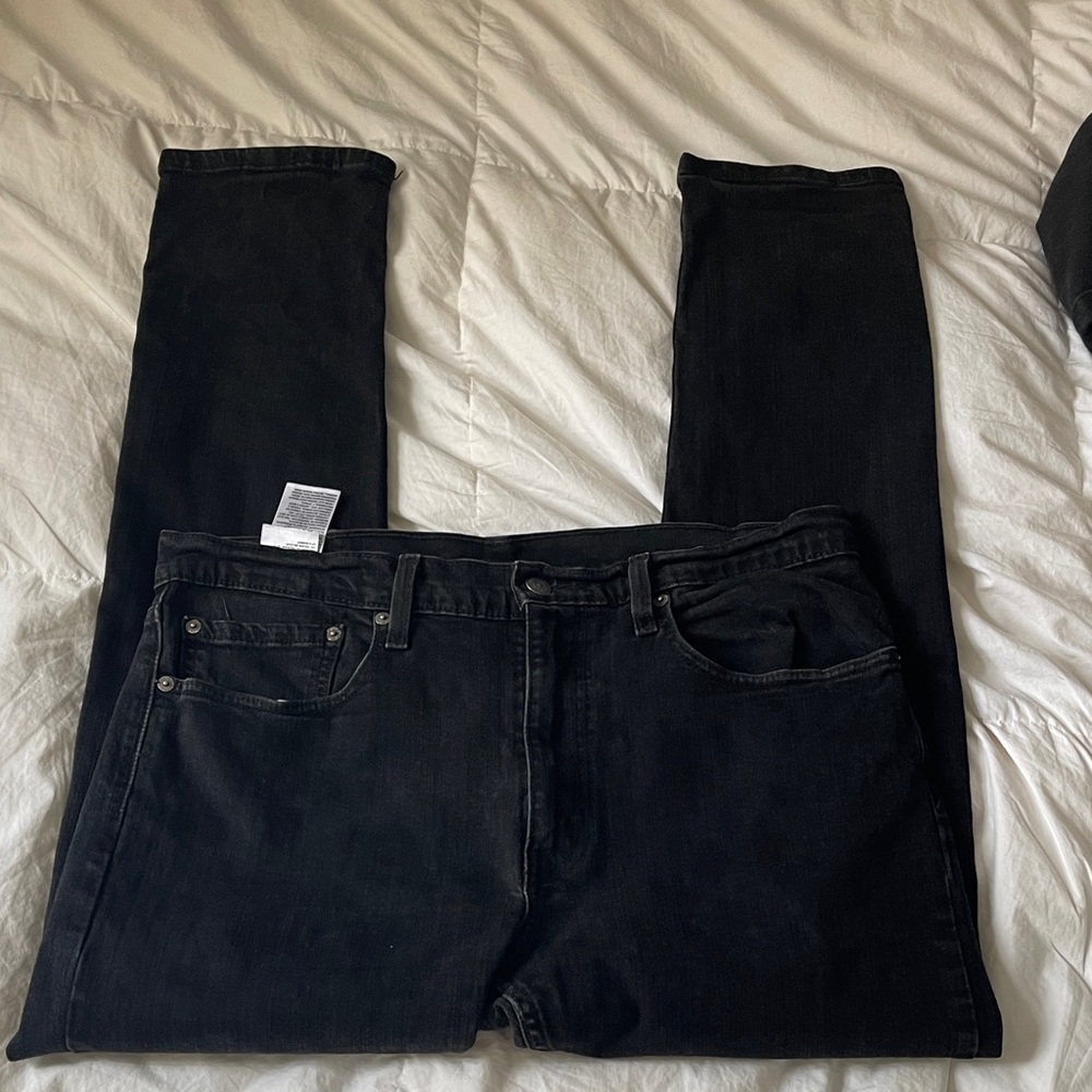Stylish Men's Slim Black Jeans